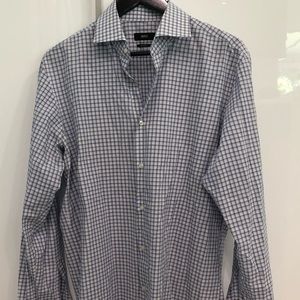 Boss Hugo Boss men button down dress shirt